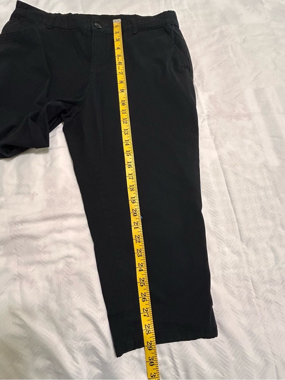 Style & Co Women’s Cropped twill capris black size 12P - Picture 10 of 11